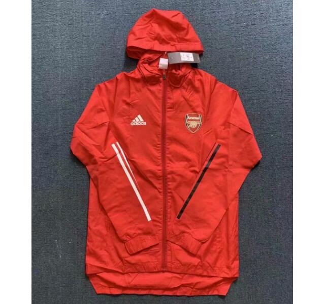 Arsenal Red Windbreaker Jacket 2020/21